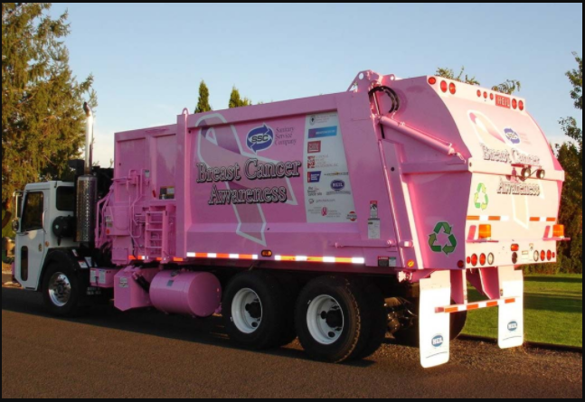 Pink lady truck